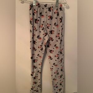 Source Unknown Floral Kids Pajama Bottoms - Gray and Pink